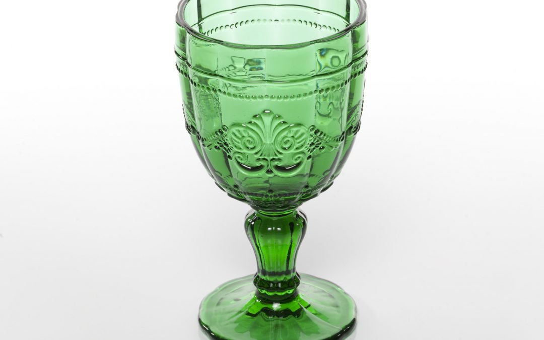 VILLA D’ESTE | Syrah calice in vetro colorato (verde)