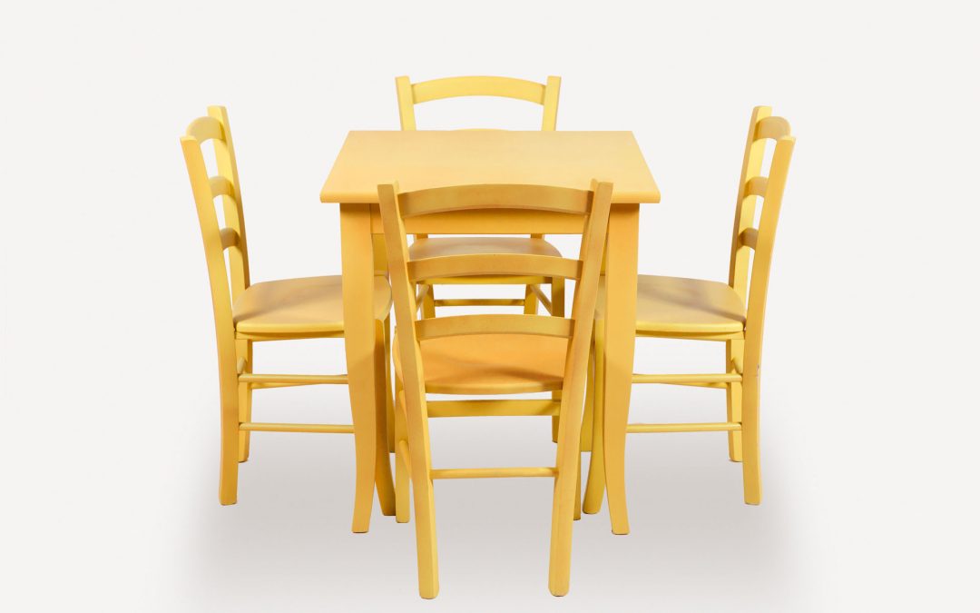 Tavolo e sedie “Pop”